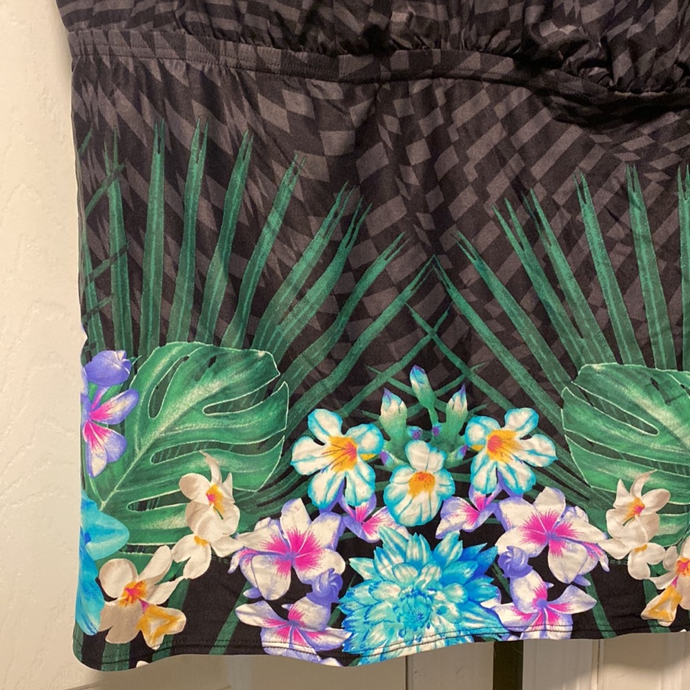 Coco Reef Bra Sized Underwire Tankini Top - Picture 2 of 6